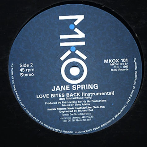 Jane Spring - Love Bites Back