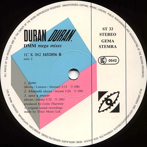 Duran Duran - DMM Mega Mixes