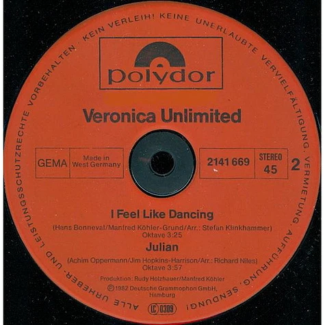 Veronica Unlimited - New York City (3 - Titel Maxi EP)