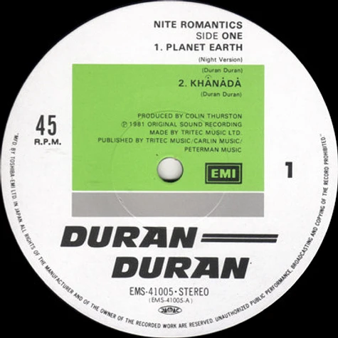 Duran Duran - Nite Romantics