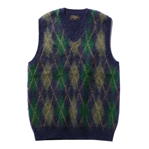 Beams Plus - Argyle Vest Mohair