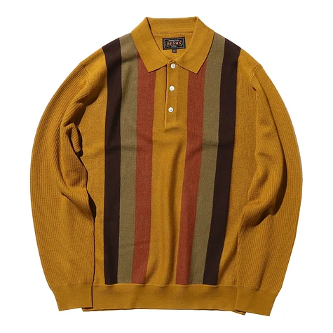 Beams Plus - Knit Polo Stripe