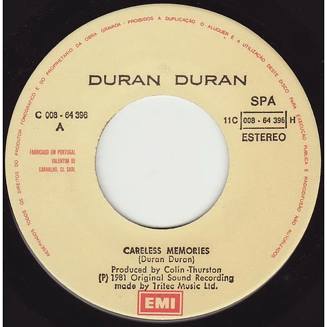 Duran Duran - Careless Memories