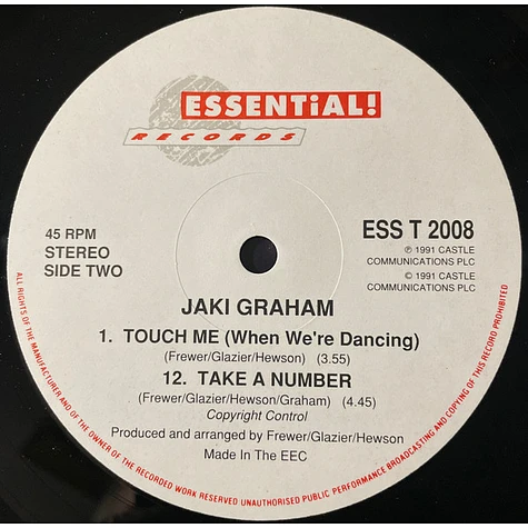 Jaki Graham - Touch Me (When We're Dancing)