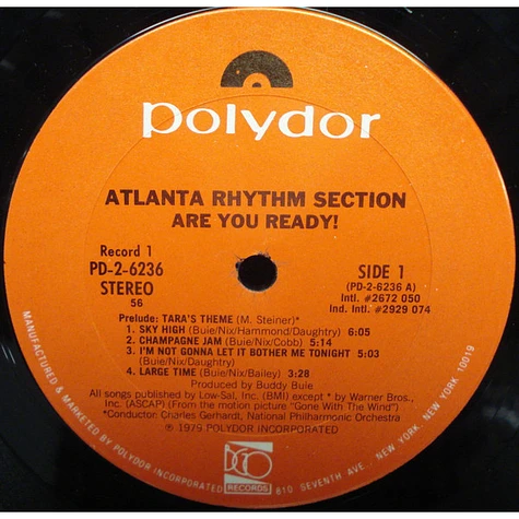 Atlanta Rhythm Section - Are You Ready!