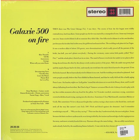 Galaxie 500 - On Fire