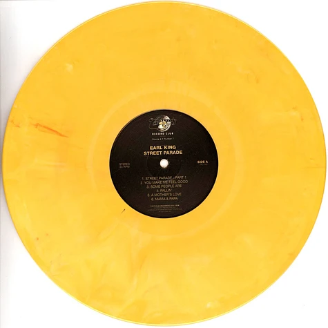 Earl King - Street Parade Orange Burst Vinyl Edition