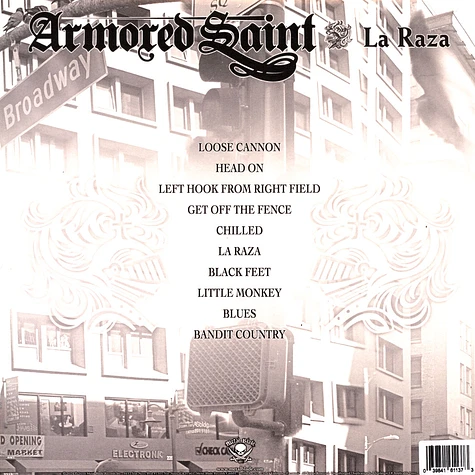 Armored Saint - La Raza Ri White Black Marbled Vinyl Edition