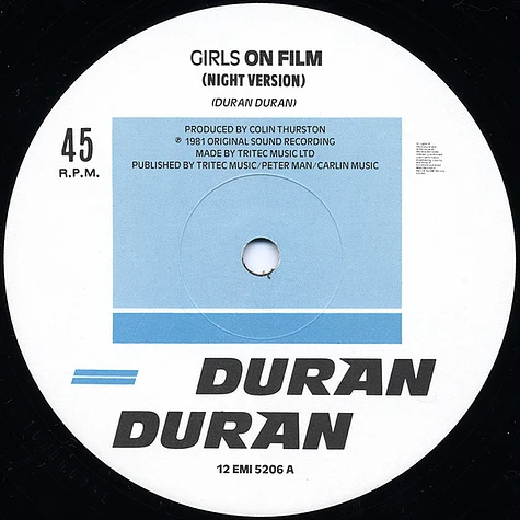 Duran Duran - Girls On Film (Night Version)