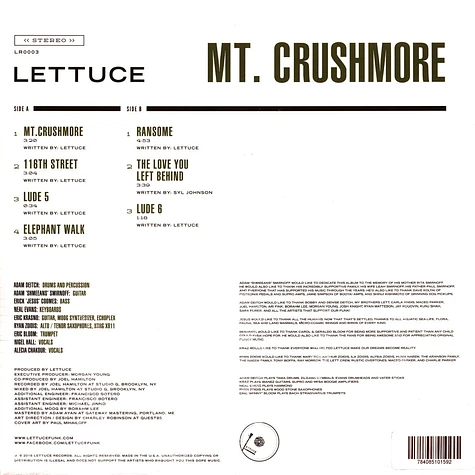 Lettuce - Mt. Crushmore