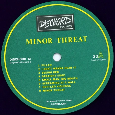 Minor Threat - Minor Threat