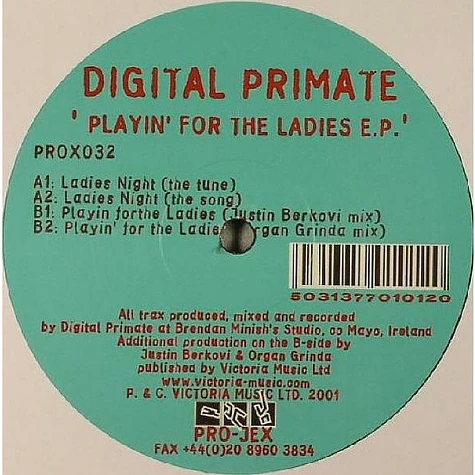 Digital Primate - Playin For The Ladies E.P.