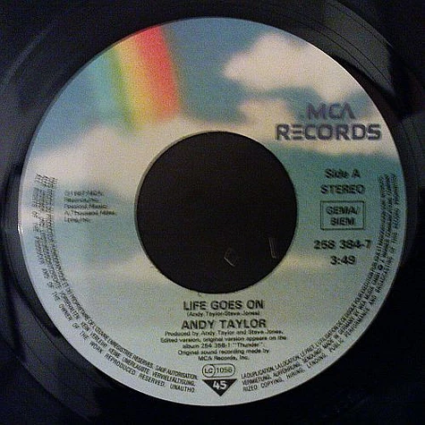 Andy Taylor - Life Goes On