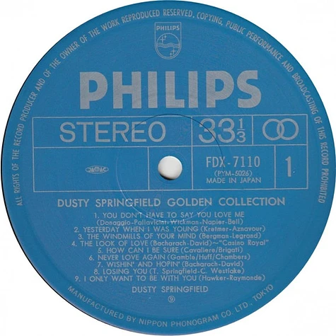 Dusty Springfield - Golden Collection