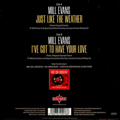 Mill Evans / Mill Evans - Just Like The Weather / I've Got To Have Your Love