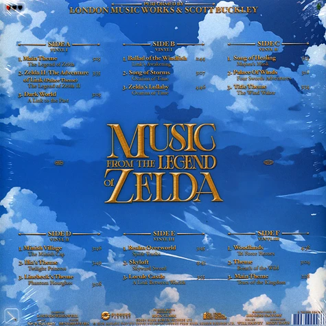 London Music Works - Music From The Legend Of Zelda Skyblue Vinyl Edition