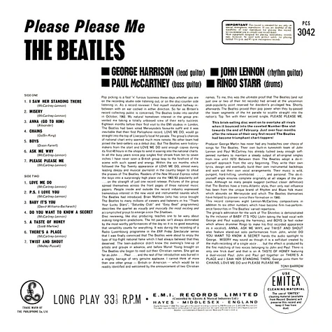 The Beatles - Please Please Me