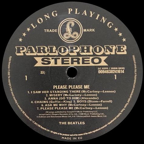 The Beatles - Please Please Me