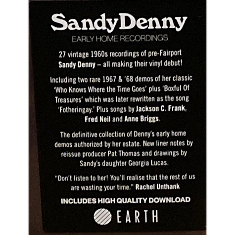 Sandy Denny - Early Home Recordings