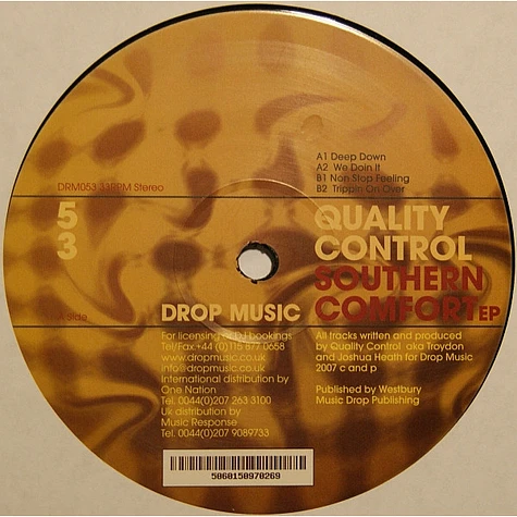 Quality Control - Southern Comfort EP