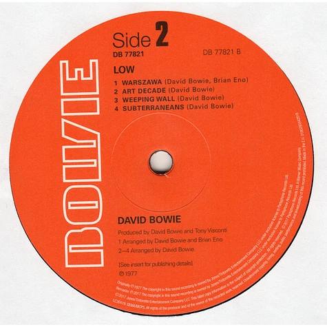 David Bowie - Low