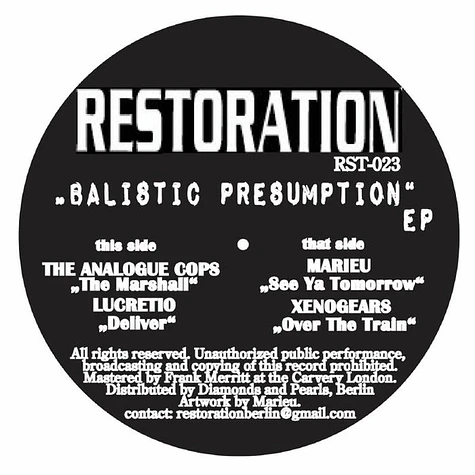 V.A. - Balistic Presumption EP