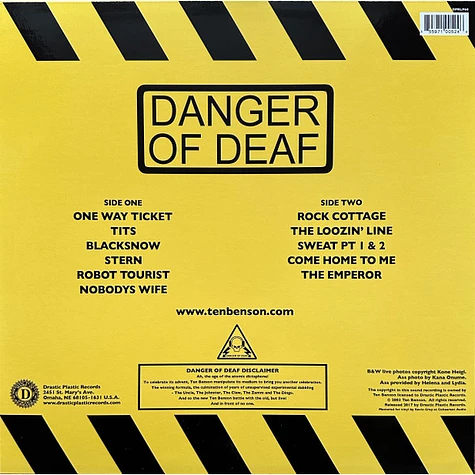 Ten Benson - Danger Of Deaf