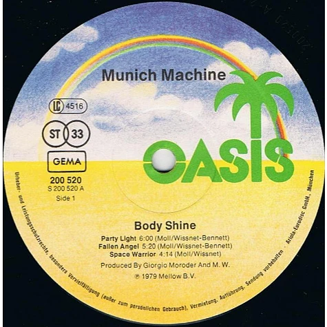 Munich Machine - Body Shine