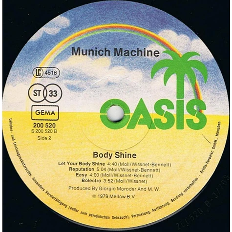 Munich Machine - Body Shine