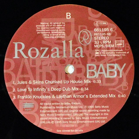 Rozalla - Baby