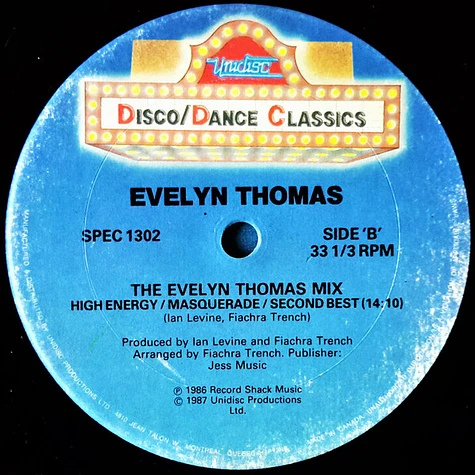 Evelyn Thomas - High Energy