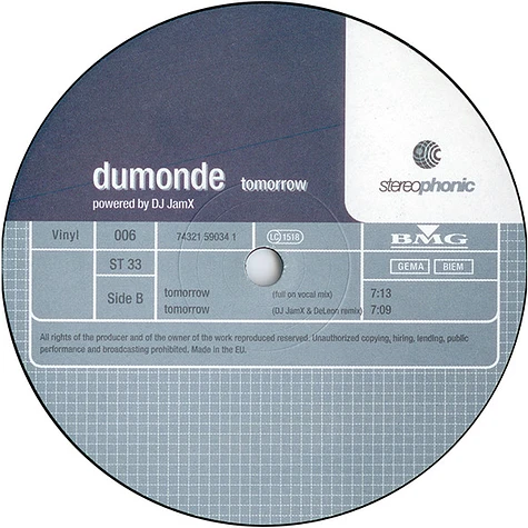 DuMonde - Tomorrow