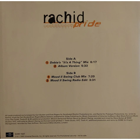 Rachid - Pride