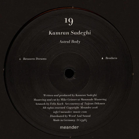 Kamran Sadeghi - Astral Body