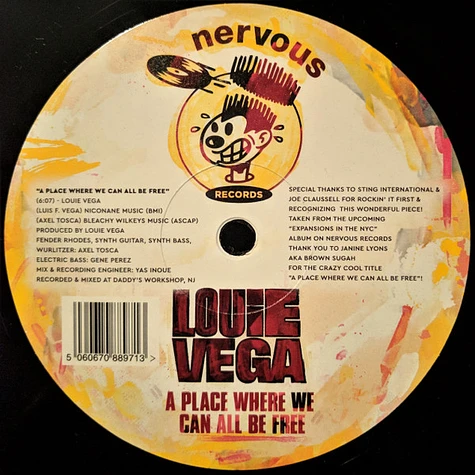 Louie Vega - Cosmic Witch / A Place Where We Can All Be Free