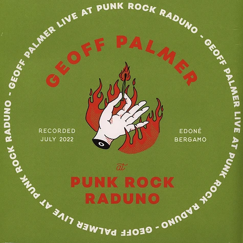 Geoff Palmer - Live At Punk Rock Raduno Orange Vinyl Edtion