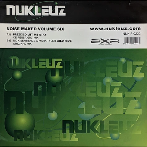 Prezioso Feat. Marvin / Nick Sentience & Mark Tyler - Noise Maker Volume Six