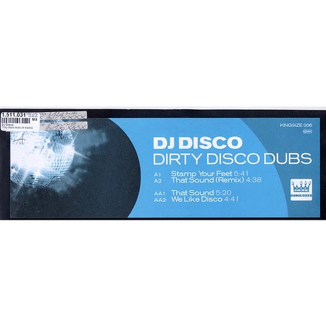 DJ Disco - Dirty Disco Dubs