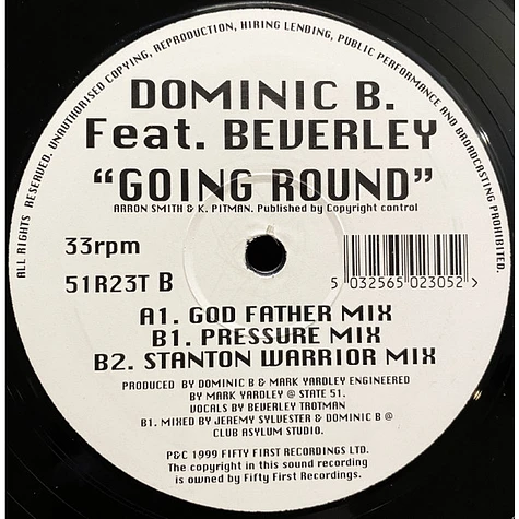 Dominic B Feat Beverley Trotman - Going Round