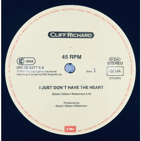 Cliff Richard - I Just Don't Have The Heart