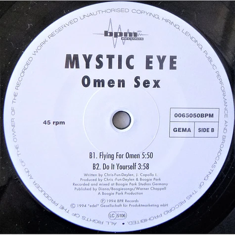 Mystic Eye - Omen Sex