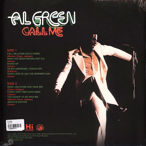 Al Green - Call Me