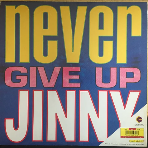 Jinny - Never Give Up (Remix)