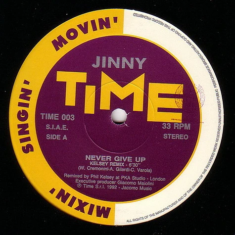 Jinny - Never Give Up (Remix)