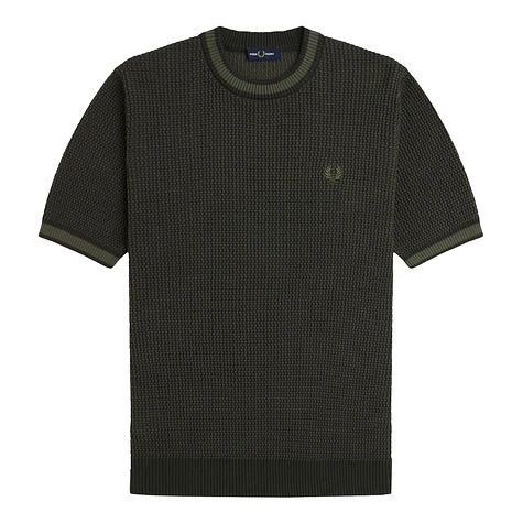 Fred Perry - Textured Knitted T-Shirt