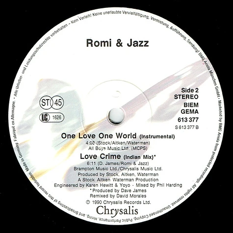 Romi & Jazz - One Love One World