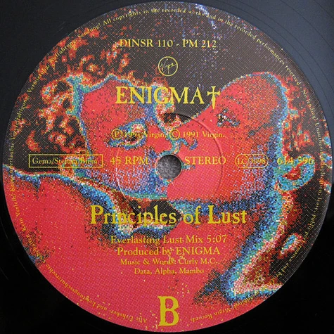 Enigma - Principles Of Lust (Special Limited Edition Club Mix)