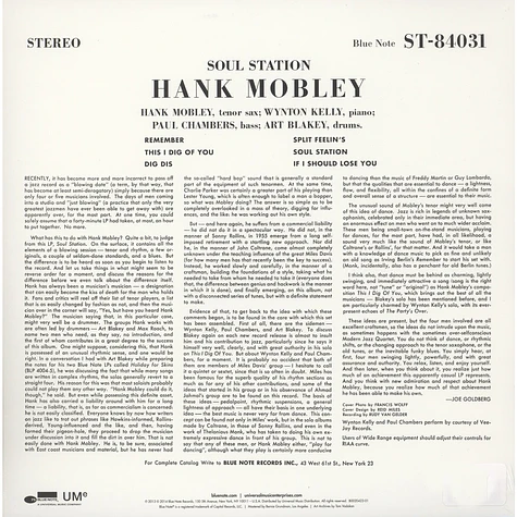 Hank Mobley - Soul Station