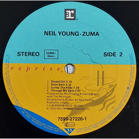 Neil Young with Crazy Horse - Zuma