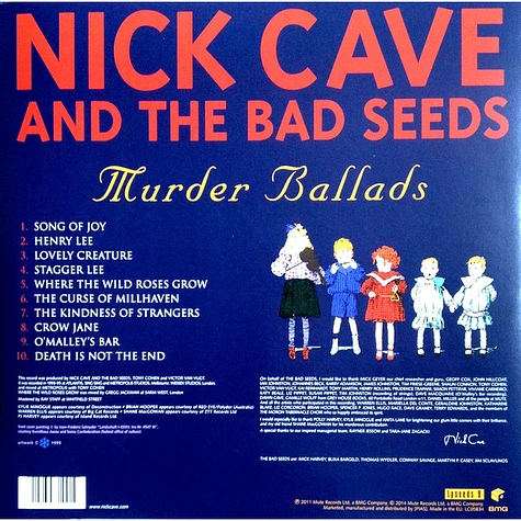 Nick Cave & The Bad Seeds - Murder Ballads